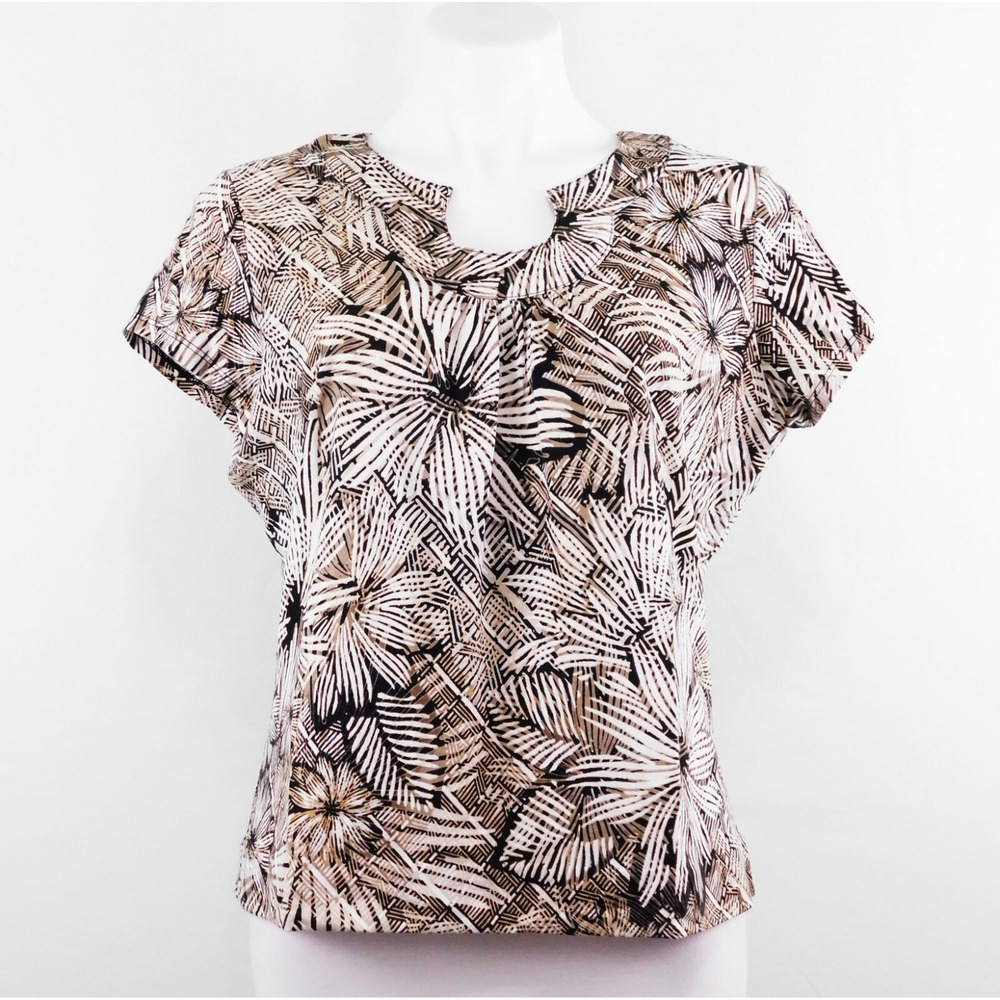 Ruby Rd. Women Shirt,‎ Size M, Multi-color, 95% Cotton, 5% Spandex
